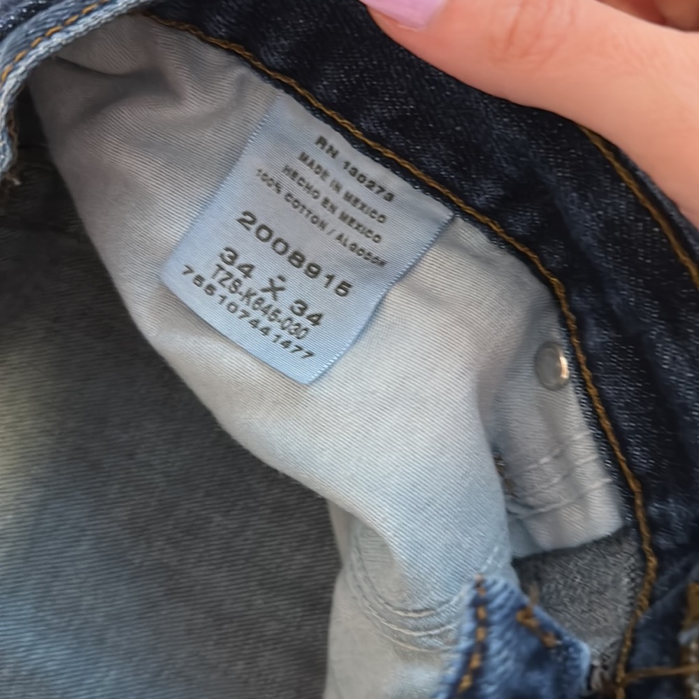 Lee Men vintage regular fit blue jeans waist 34 x 34 - Picture 3 of 5